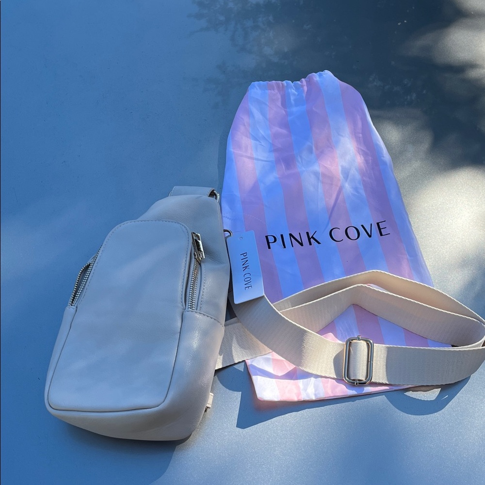 Pink Clove Cream Crossbody Bag